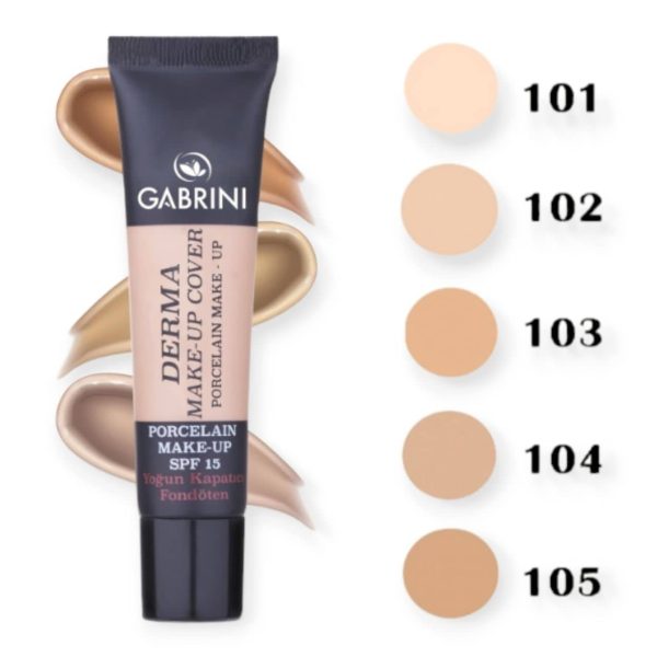 کرم پودر درما گابرینی DERMA GABRINI مدل میکاپ کاور Makeup Cover