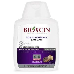 شامپو ضدریزش بیوکسین حاوی عصاره سیرسیاه و فاقدسولفات BIOXCIN