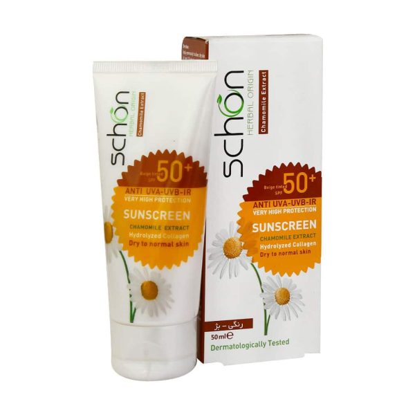 ضدآفتاب رنگی شون spf 50