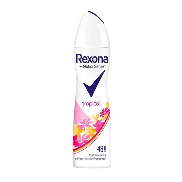 اسپری بدن زنانه ضدتعریق رکسونا Rexona Tropical